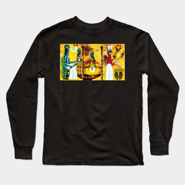 THE BIRTH OF AGUNKWO Long Sleeve T-Shirt by uchenigbo